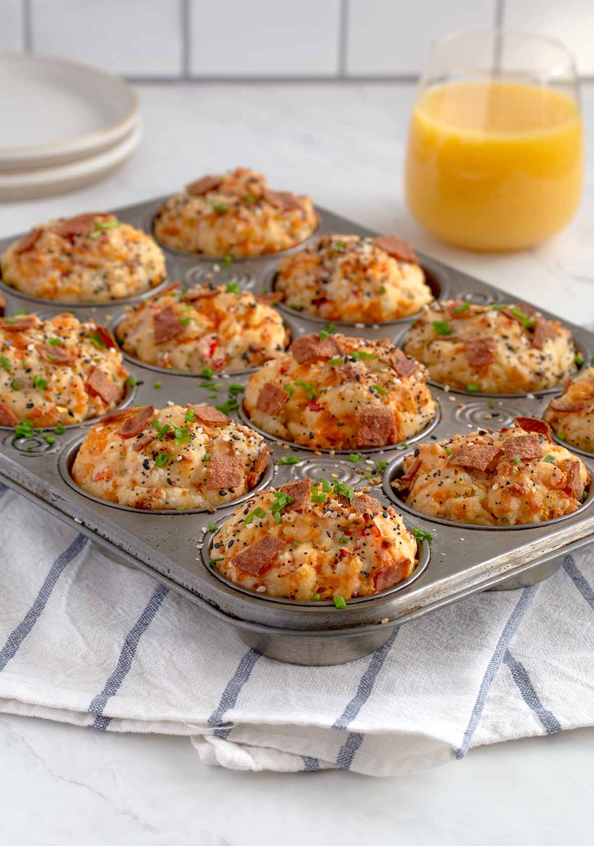 Breakfast Egg Muffins {Muffin Tin Eggs} - Belly Full